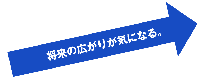 将来の広がりが気になる。